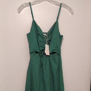Z Supply Winslet Maxi Dress (Botanical Green, Size Small)
